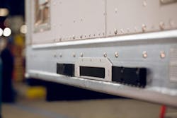 At Stoughton Trailers, dry van models are now compatible with the Electrans Auto Connect system, which automatically couples the tractor and trailer’s air, seven-way electrical, and CAN bus or other communication lines. At Stoughton Trailers, dry van models are now compatible with the Electrans Auto Connect system, which automatically couples the tractor and trailer’s air, seven-way electrical, and CAN bus or other communication lines.