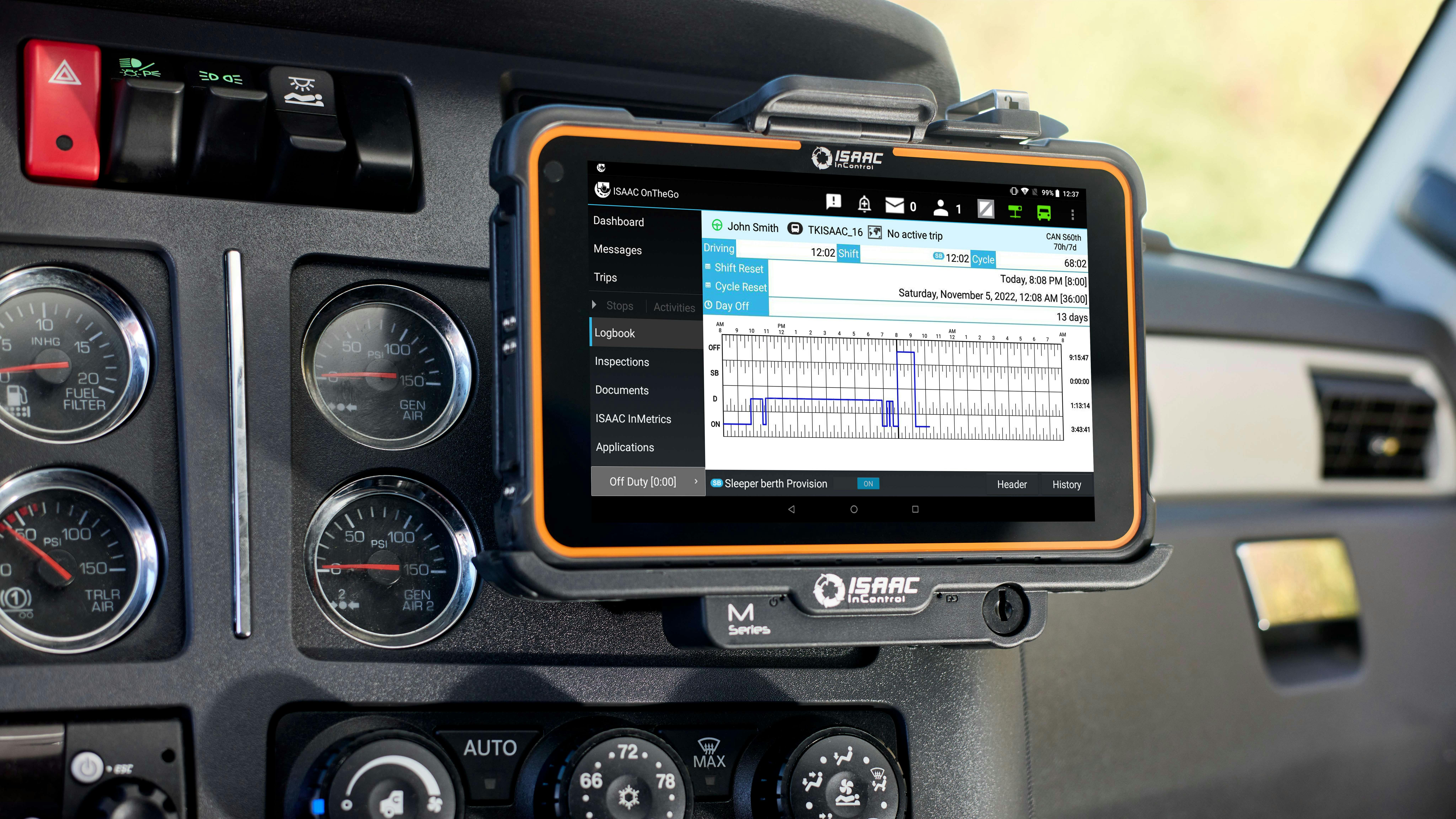 The position of an ELD is prime real estate for a portable computer that interfaces with a fleet's transportation management system.