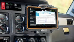 The position of an ELD is prime real estate for a portable computer that interfaces with a fleet's transportation management system. The position of an ELD is prime real estate for a portable computer that interfaces with a fleet's transportation management system.