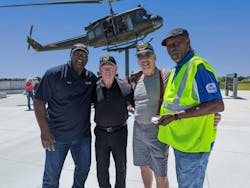 Over two days, Werner drivers Marvin and Ricky ensured their trucks were spotless and had the chance to thank many fellow veterans attending the event. Over two days, Werner drivers Marvin and Ricky ensured their trucks were spotless and had the chance to thank many fellow veterans attending the event.
