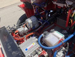 The BAE solution simplifies electrification with a “modular” solution that eliminates component boxes, multiple high-voltage cables, cooling lines, coolant fittings, component mounts, fasteners, and more. The BAE solution simplifies electrification with a “modular” solution that eliminates component boxes, multiple high-voltage cables, cooling lines, coolant fittings, component mounts, fasteners, and more.