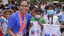 Two remote schools in the Philippines were gifted school supplies to help make it easier for students to learn. Two remote schools in the Philippines were gifted school supplies to help make it easier for students to learn.