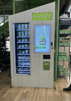 Farmer's Fridge products can be found in airports, hospitals, and some retail stores. Farmer's Fridge products can be found in airports, hospitals, and some retail stores.