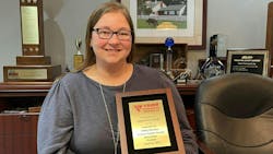 When Christine Estes became the safety and recruiting director at Usher Transport, she was the first female to ever fill that position. When Christine Estes became the safety and recruiting director at Usher Transport, she was the first female to ever fill that position.