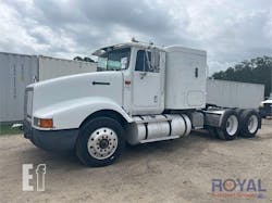 A 1994 International 9400 sleeper model. A 1994 International 9400 sleeper model.