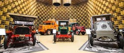Mack trucks on display at Mack Trucks Historical Museum in Allentown, Pennsylvania Mack trucks on display at Mack Trucks Historical Museum in Allentown, Pennsylvania