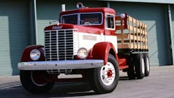 The Peterbilt Model 334 and smaller Model 260 were the first trucks produced by Peterbilt in 1939. A restored Model 334 from the Peterbilt archives is pictured here. The Peterbilt Model 334 and smaller Model 260 were the first trucks produced by Peterbilt in 1939. A restored Model 334 from the Peterbilt archives is pictured here.