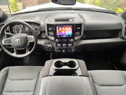 While designed specifically as a work truck trim, the Ram 1500 Tradesman doesn’t sacrifice comfort or those nice amenities that crewmembers appreciate in their personal vehicles. While designed specifically as a work truck trim, the Ram 1500 Tradesman doesn’t sacrifice comfort or those nice amenities that crewmembers appreciate in their personal vehicles.