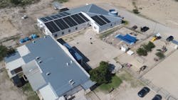 Bendix donated the solar panels, which reduced the overall project cost by $24,000. Bendix donated the solar panels, which reduced the overall project cost by $24,000.