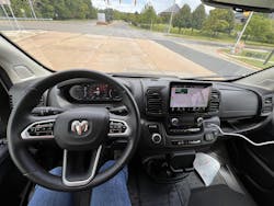 All ProMaster EVs feature a 7-inch digital cluster, a rotary shifter, and control for multiple settings on the infotainment screen. All ProMaster EVs feature a 7-inch digital cluster, a rotary shifter, and control for multiple settings on the infotainment screen.