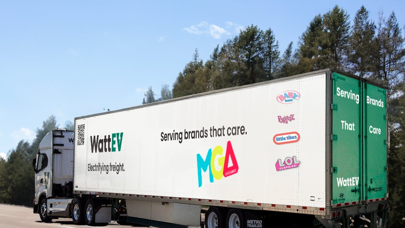 WattEV partners with MGA Entertainment for exclusive zero-emission freight transport in California