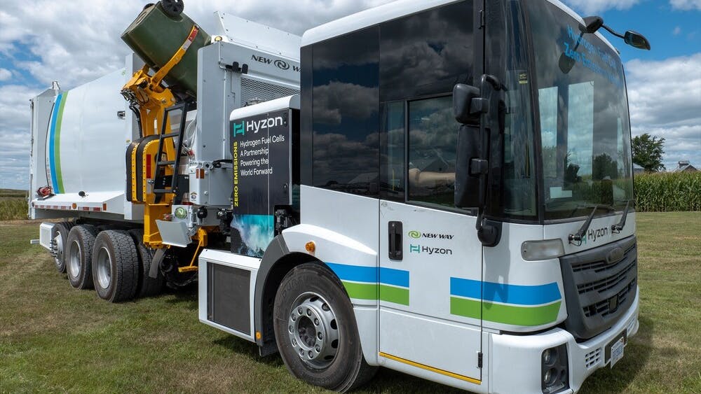 New Way and Hyzon to test hydrogen-powered refuse collection in San Francisco Bay Area