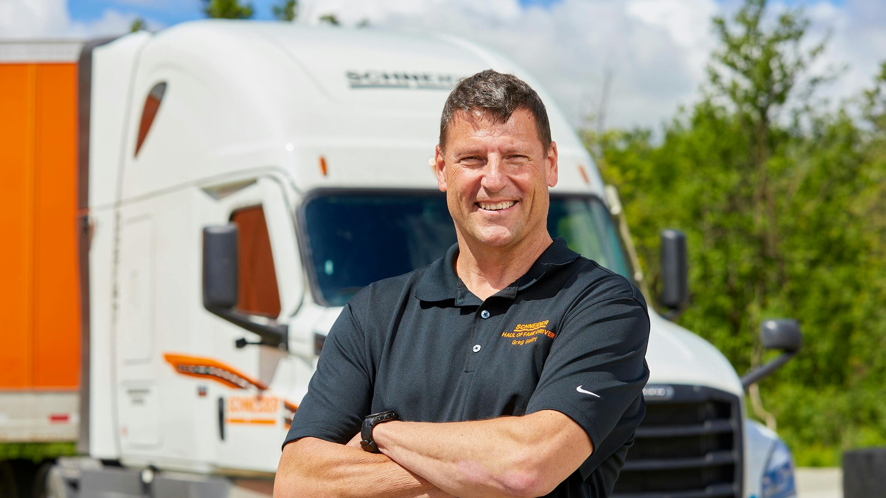 Schneider driver Greg Swift achieves milestone of 5 million safe miles