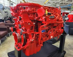 Enhanced engine block design allows the new 15-liter engine to weigh roughly 50 pounds lighter. Enhanced engine block design allows the new 15-liter engine to weigh roughly 50 pounds lighter.
