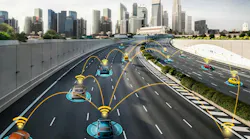 V2X technology allows vehicles to communicate with each other, other road users, roadside infrastructure, and more. The goal of using this technology is to “enable a more safe, secure, and efficient transportation system.'