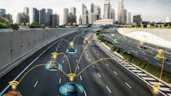 V2X technology allows vehicles to communicate with each other, other road users, roadside infrastructure, and more. The goal of using this technology is to “enable a more safe, secure, and efficient transportation system.' V2X technology allows vehicles to communicate with each other, other road users, roadside infrastructure, and more. The goal of using this technology is to “enable a more safe, secure, and efficient transportation system.'