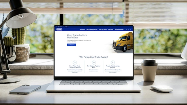 Penske Used Trucks launches new auction website