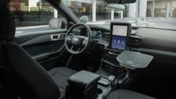 The 2025 Ford PIU features a new, standard 12.3-inch LCD instrument cluster for “clearer information display during operation,” according to the release. It features a manual Police Pursuit Mode—activated with the click of a steering wheel button—that allows officers to put the vehicle in a high-performance tuning configuration while keeping their hands on the steering wheel. The 2025 Ford PIU features a new, standard 12.3-inch LCD instrument cluster for “clearer information display during operation,” according to the release. It features a manual Police Pursuit Mode—activated with the click of a steering wheel button—that allows officers to put the vehicle in a high-performance tuning configuration while keeping their hands on the steering wheel.