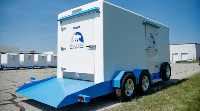 7x12 small refrigerated trailer for sale