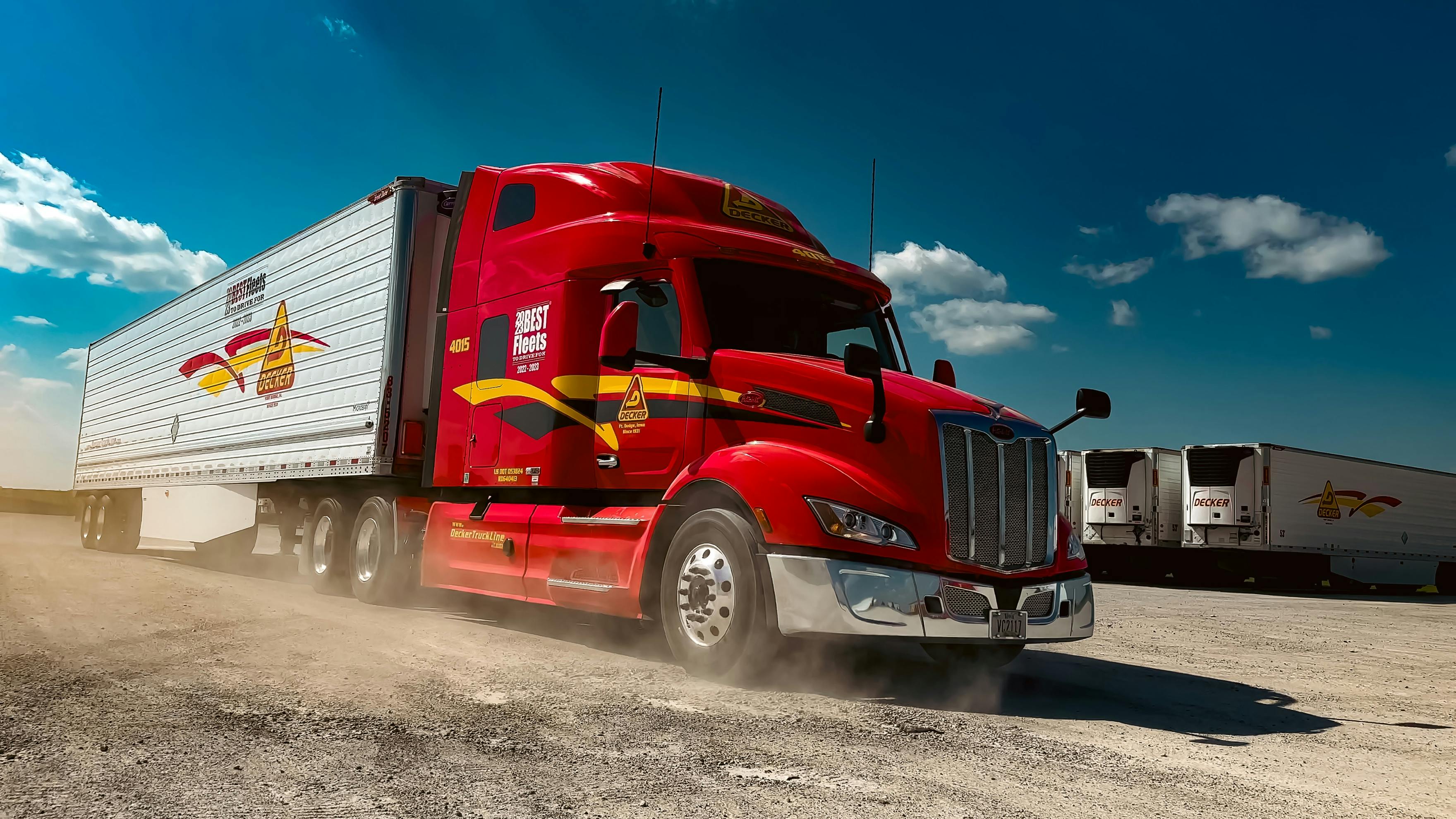 Decker Truck Line offers temperature-controlled, dry van and flatbed freight services.