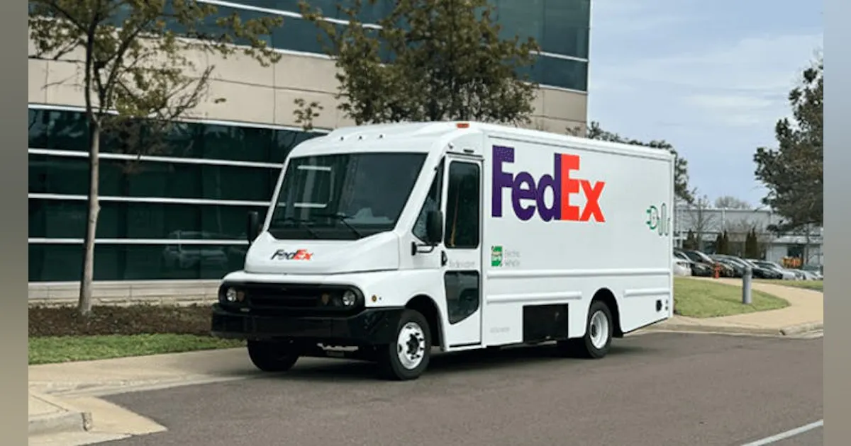 FedEx orders 15 Workhorse W56 step vans to support carbon-neutral ...