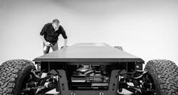 Robert Bollinger, founder of Bollinger Motors, and the Bollinger skateboard platform. Robert Bollinger, founder of Bollinger Motors, and the Bollinger skateboard platform.