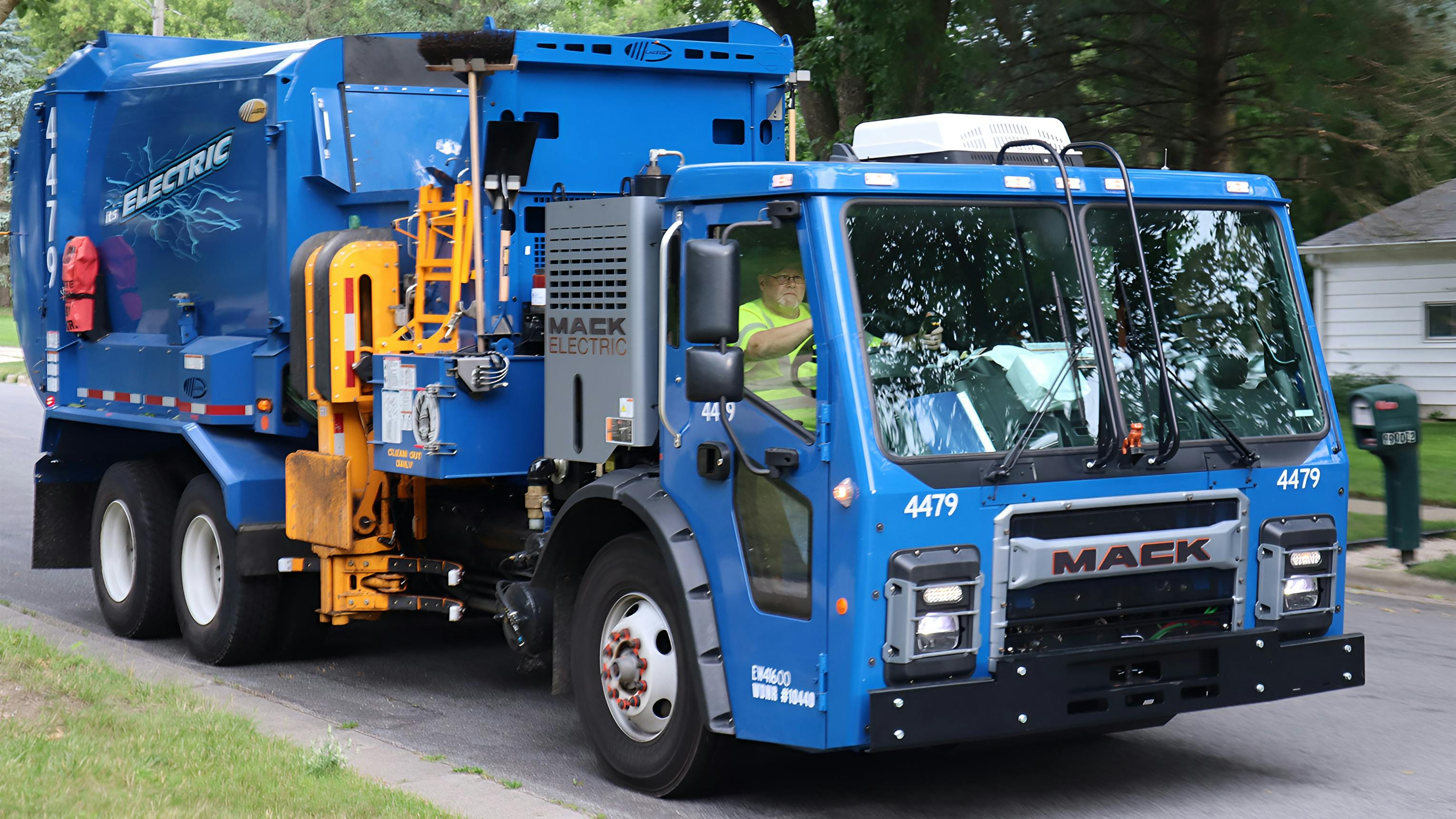 The City of Madison began operating the two LR Electric trucks in July.