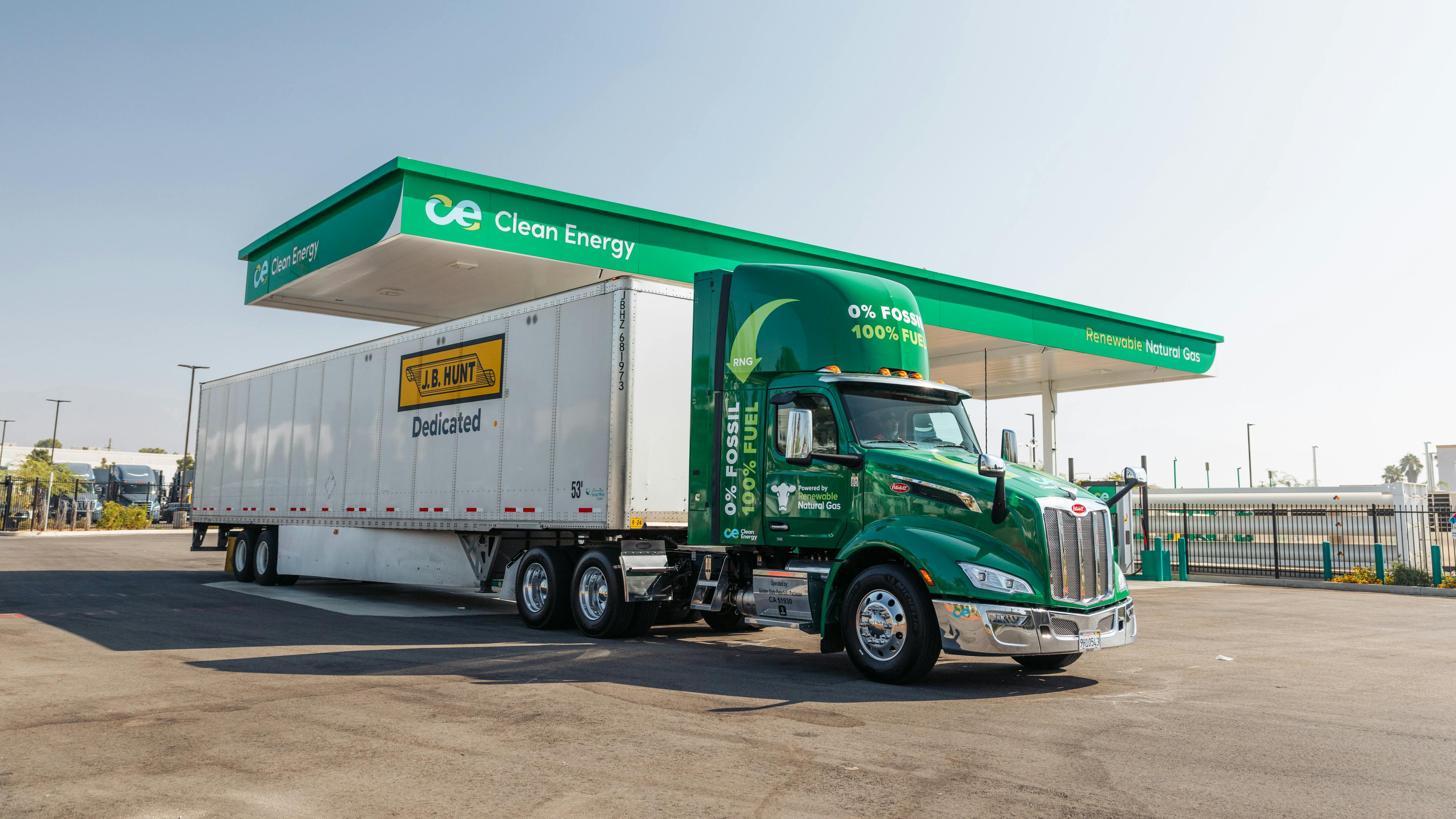 J.B. Hunt launches Clean Energy's Class 8 demo truck program featuring Cummins X15N engine