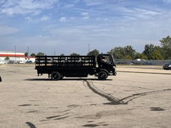 Bollinger Motors used pilot versions of the Bollinger Motors B4 for guest test drives during the launch event. Bollinger Motors used pilot versions of the Bollinger Motors B4 for guest test drives during the launch event.