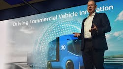 ZF's Peter Laier details the advantages of the company's position as the world's leading CV and passenger car supplier at IAA. ZF's Peter Laier details the advantages of the company's position as the world's leading CV and passenger car supplier at IAA.