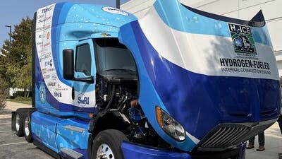 Allison Transmission unveils hydrogen-fueled truck with superior emissions control technology