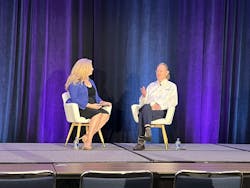 Tom McLeod speaks about the economy during a breakout session at the 2024 McLeod Software User Conference. Tom McLeod speaks about the economy during a breakout session at the 2024 McLeod Software User Conference.