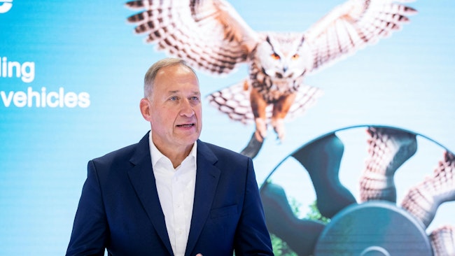 'We believe that we have the system competence to optimize each one of the components, and especially with the electrical motors; the thermal management for that electrical motor really drives performance and efficiency,' says Mahle CEO Arnd Franz.