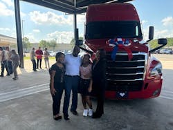 Gunnery Sergeant Meyers obtained his CDL license through 'Troops in Transportation,' a military program where he planned his future endeavors after his service. Gunnery Sergeant Meyers obtained his CDL license through 'Troops in Transportation,' a military program where he planned his future endeavors after his service.