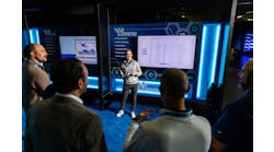 Director of Business Development Ian Walters deomostrates the Wabash Marketplace platform at the Wabash Ignite conference. Director of Business Development Ian Walters deomostrates the Wabash Marketplace platform at the Wabash Ignite conference.