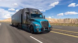 Andrew Culhane, Torc Robotics’ chief strategy officer, said his company’s software, combined with Daimler Trucks’ hardware, is creating “an overall system that will empower fleets to run a fully enabled self-driving truck, hub-to-hub or within their network. That’s what we’re looking to get out here.” Andrew Culhane, Torc Robotics’ chief strategy officer, said his company’s software, combined with Daimler Trucks’ hardware, is creating “an overall system that will empower fleets to run a fully enabled self-driving truck, hub-to-hub or within their network. That’s what we’re looking to get out here.”