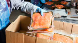 Fresh fish is packaged for refrigerated transportation, which can challenge fleets looking to cut emissions.