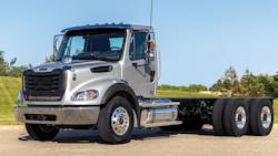 All of the Plus series vehicles are available with Daimler’s safety and connectivity suites from Detroit Assurance for customers combining Detroit or Cummins engines with the Detroit D12 transmission. All of the Plus series vehicles are available with Daimler’s safety and connectivity suites from Detroit Assurance for customers combining Detroit or Cummins engines with the Detroit D12 transmission.