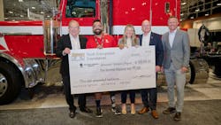 The truck will be delivered to Rush Truck Centers in Tulsa where the Bests will take possession later this month. The truck will be delivered to Rush Truck Centers in Tulsa where the Bests will take possession later this month.