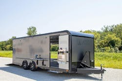 A separated trailer tongue can cause a loss of control and increase the risk of a crash. A separated trailer tongue can cause a loss of control and increase the risk of a crash.