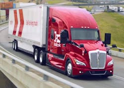 Kodiak has already completed actual fleet hauls without a driver in the cab, running on privately leased roads in Texas and New Mexico. This marked the first reported time that a heavy-duty truck has hauled freight without a driver. Kodiak has already completed actual fleet hauls without a driver in the cab, running on privately leased roads in Texas and New Mexico. This marked the first reported time that a heavy-duty truck has hauled freight without a driver.