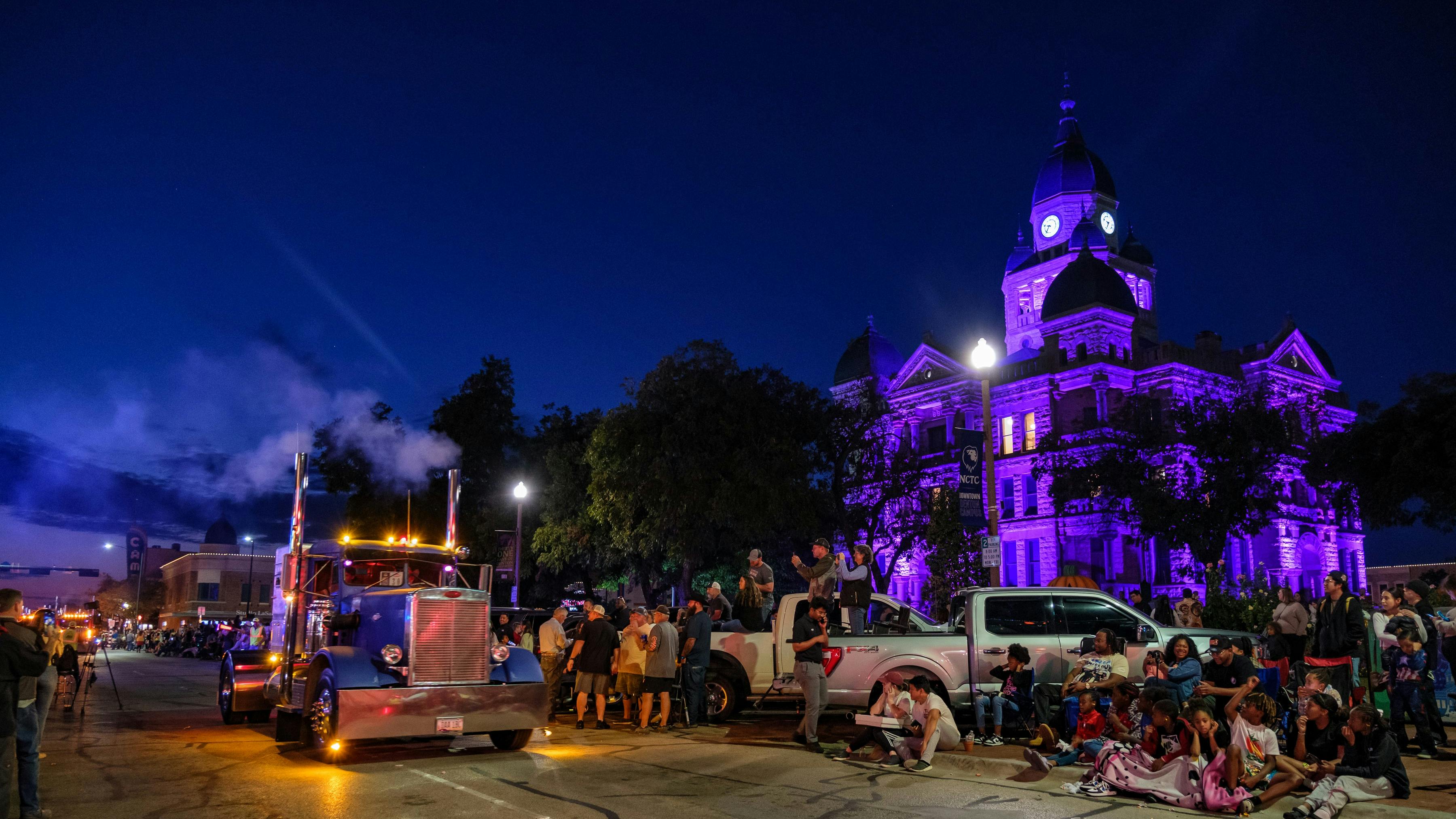 Over 50 exclusive Peterbilt trucks from across the U.S. and Canada were featured in the parade.