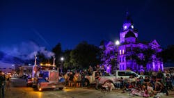 Over 50 exclusive Peterbilt trucks from across the U.S. and Canada were featured in the parade. Over 50 exclusive Peterbilt trucks from across the U.S. and Canada were featured in the parade.