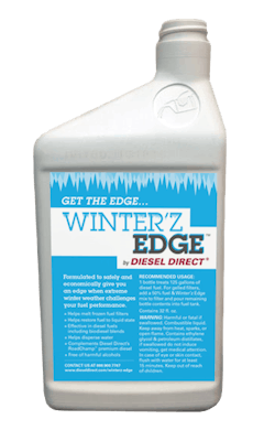 Winter’z Edge helps prevent issues caused by water accumulation, such as fuel line icing and filter blockages, which can lead to costly downtime. Winter’z Edge helps prevent issues caused by water accumulation, such as fuel line icing and filter blockages, which can lead to costly downtime.