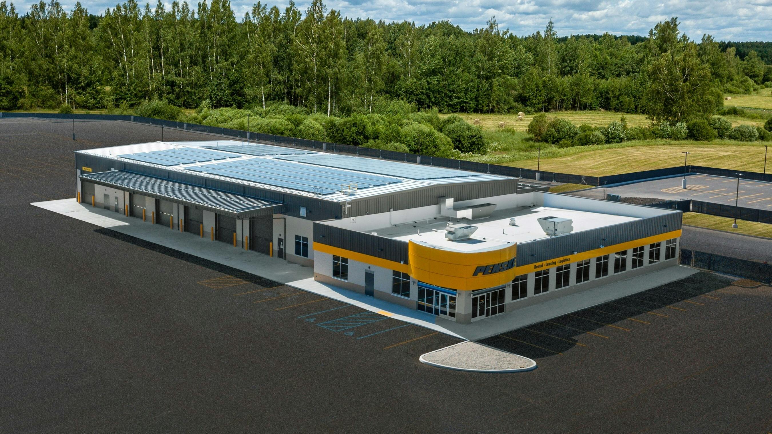 Penske Truck Leasing launches solar-powered facilities to enhance energy efficiency and sustainability