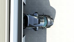 Volvo VNL autonomous top view Volvo VNL autonomous top view