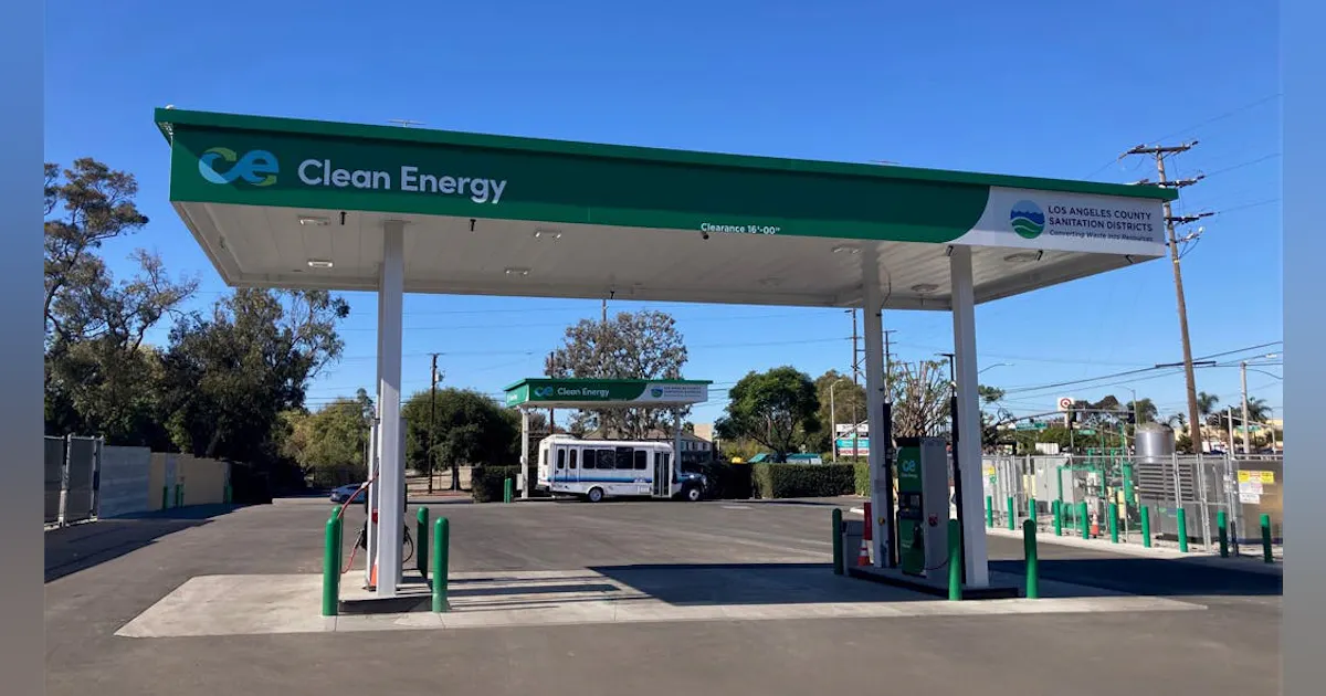 Clean Energy Rng Clean Energy launches expanded RNG station in Carson, enhancing fuel ...