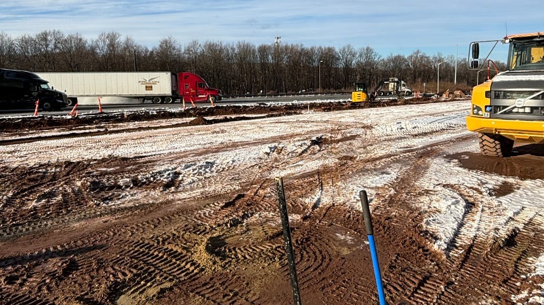 CDOT breaks ground on truck parking improvements