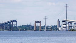 Remnants of the Francis Scott Key Bridge Remnants of the Francis Scott Key Bridge