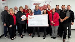 In addition to collecting cards, Averitt matched the time contributed by associates with a contribution to Averitt Cares for Kids, the company’s charitable giving organization that primarily supports St. Jude Children’s Research Hospital. In addition to collecting cards, Averitt matched the time contributed by associates with a contribution to Averitt Cares for Kids, the company’s charitable giving organization that primarily supports St. Jude Children’s Research Hospital.